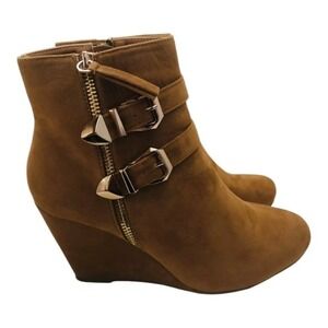Forever Women's Ankle Boots Size 8‎ Color Taupe New